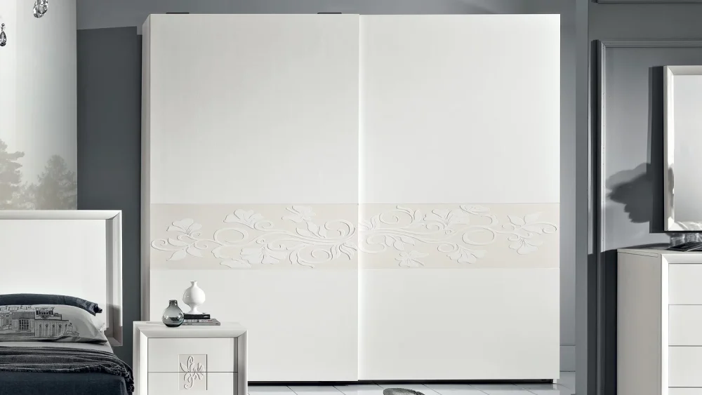 Euro Design Artemide Bianco – Composizione 44 ante specchio