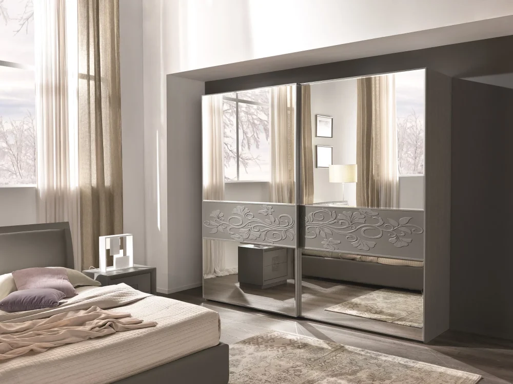 Euro Design Artemide Frassino Grey – Composizione 86 ante specchio